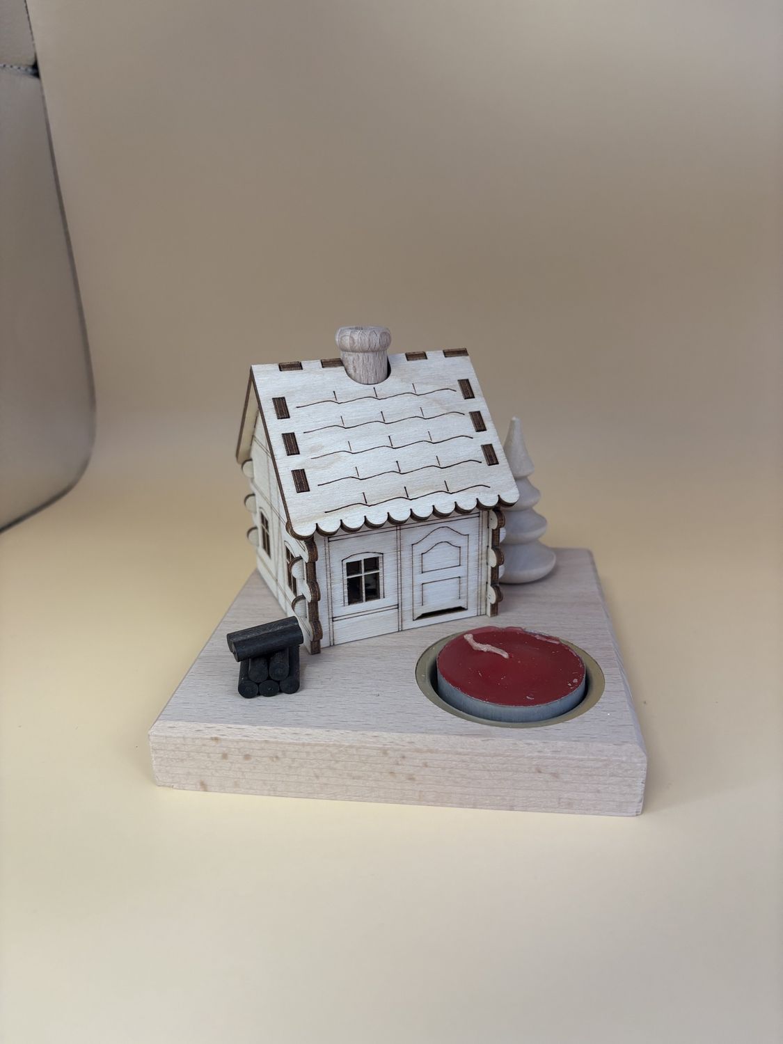 Tealight Holder. Germany. Saico. Cottage House &amp; Smoker