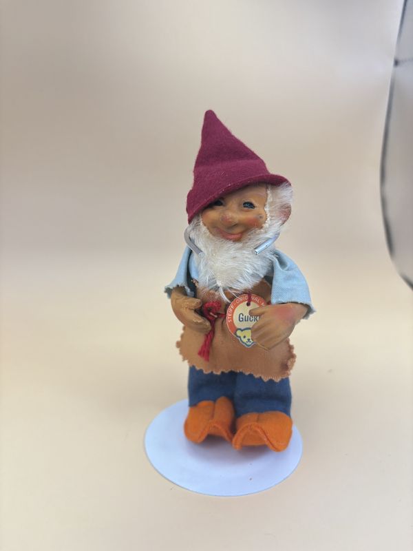 Doll. Germany. Steiff. Gnome. Gucki. 6&#39;&#39;H.