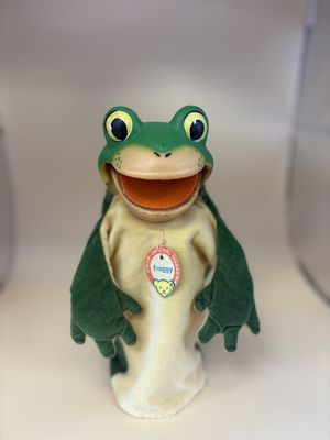 Puppet. Germany. Steiff. Hand Puppet. Frog (1960)
