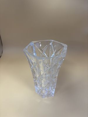 Glass. Tapered Posy Vase. 6 Sided. 5''H.