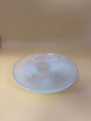 Glass. France. Sabino (Paris, France). Footed Berry Bowl. 5.75''W