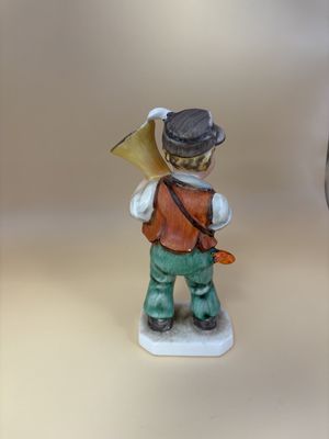 Figurine. Germany. Friedel Bavaria. Boy Playing Tuba