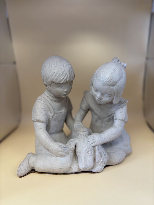 Sculpture. USA. Austin Sculpture. &quot;Good Grooming&quot;. 1981