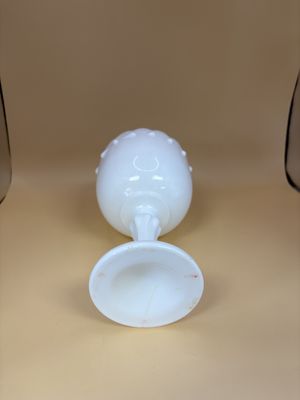 Glass. USA. Indiana Glass. Milk Glass. Compote. Teardrop. 4"L.