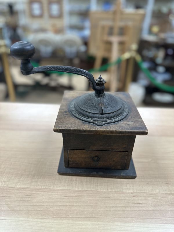 Kitchen Misc. USA. Arcade Manufacturing Company. Antique Imperial Coffee Grinder. 7&quot;W