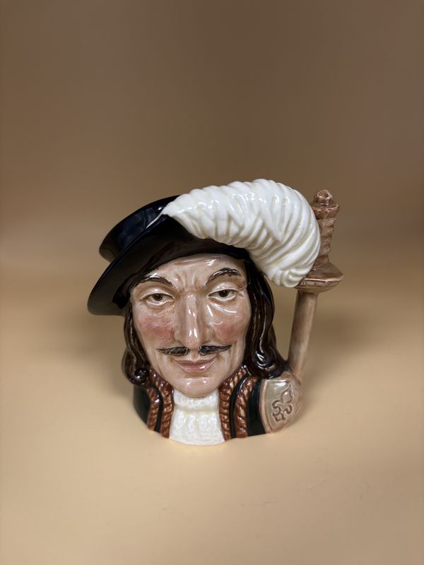 Ceramic. England.  Royal Doulton. Character Jug: Athos, One of the Three Musketeers.