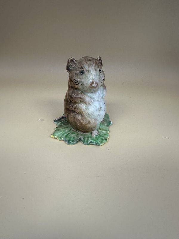 Figure. England.  F. Warne &amp; Co. Ltd. Beatrix Potter&#39;s &quot;Timmie Willie&quot; Mouse. 3&quot;H