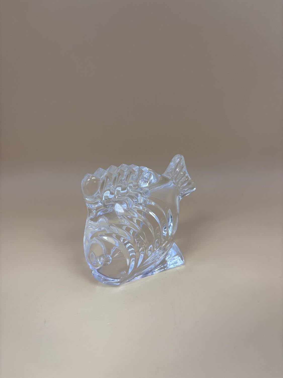 Crystal. Ireland. Waterford. Fish. 2.75&quot;H