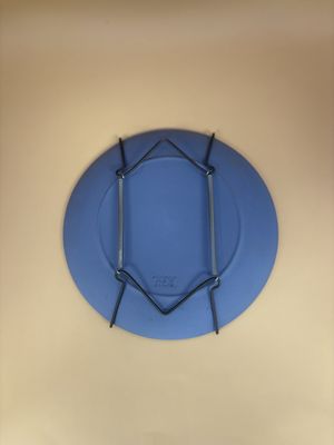 Jasperware. England. Wedgwood. Mother Plate. 1976. Pale Blue and White. 6.5"W