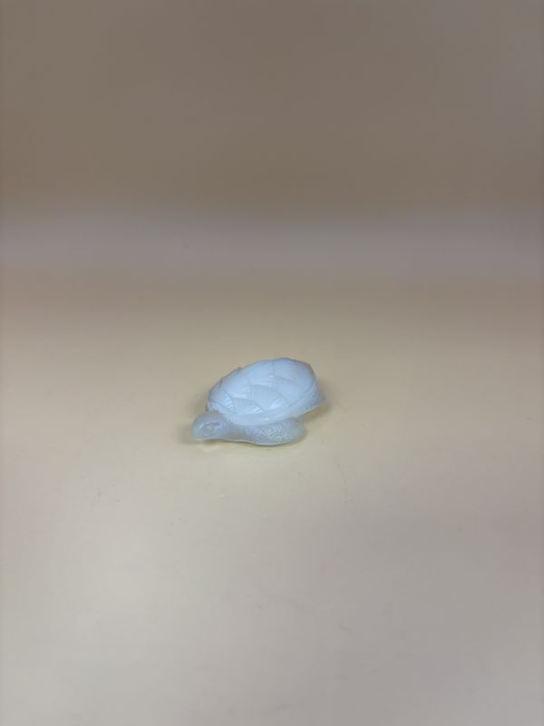 Glass. France. Sabino Art Glass. Opalescent Turtle. 2&quot;L