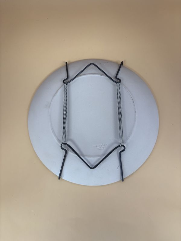 Jasperware. England. Wedgwood. Mother Plate. 1979. Pale Blue on White. 6.5"W
