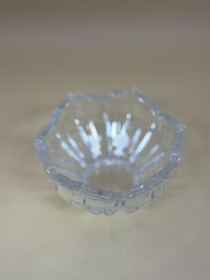 Crystal. Sweden. Orrefors. Bowl. Flower Shape. 4"W