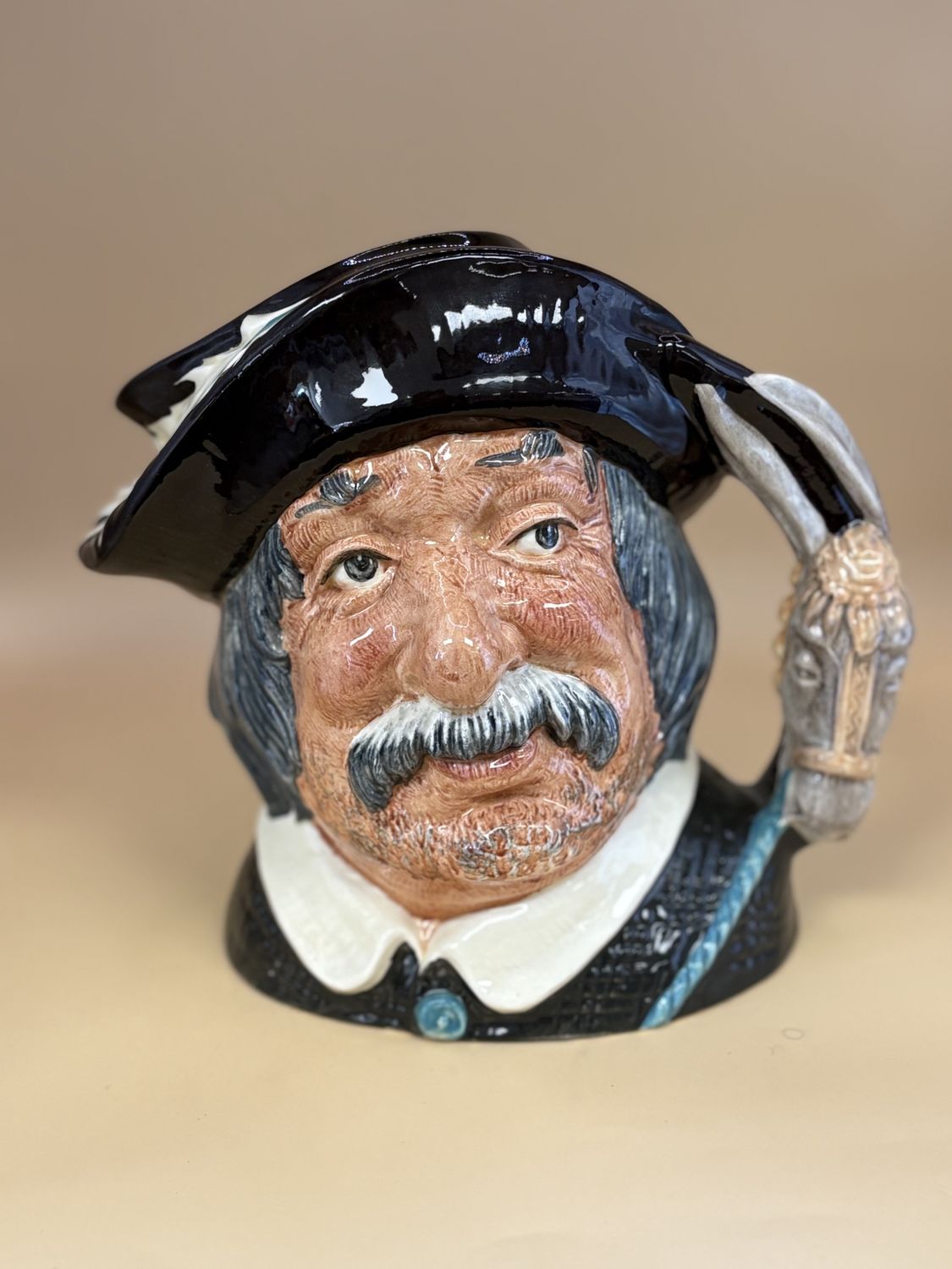Porcelain. England. Royal Doulton. Large Character Jug. Sancho Panza. 7&quot;H