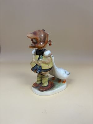 Figurine. Germany. Hummel. #47 3/0 "Goose Girl." TMK 2 (1950-1959). 4.25"H