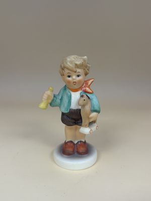 Figurine. German. Hummel. #239/C "Boy with Horse" TMK 7 (1991-2000). 3.25"H