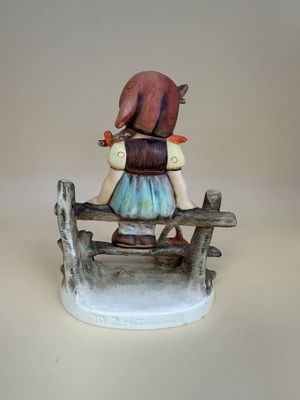 Figurine. German. Hummel. #112/1. "Just Resting". TMK 3LS. 5"H