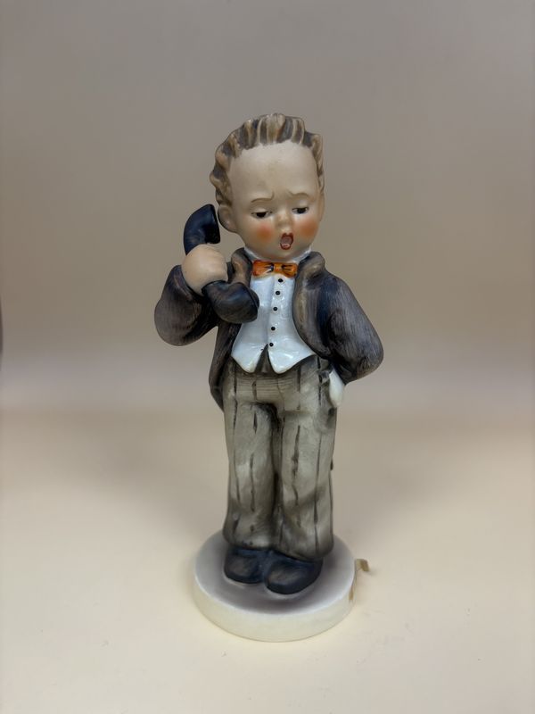 Figurine. German. Hummel. #24/0 &quot;Hello&quot;. TMK 3SS (1960-1972). 6&quot;H