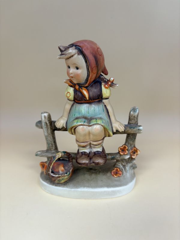 Figurine. Germany. Hummel. #112/1 &quot;Just Resting&quot;. TMK 2 (1950-1959). 5&quot;H