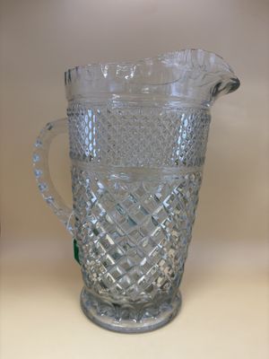 Glass. USA. Anchor Hocking. 64 oz. Wexford Pitcher. 9.5"H