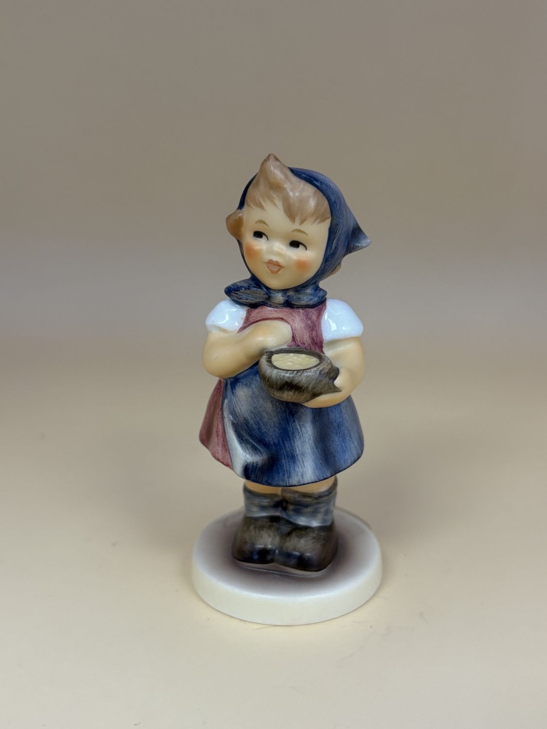 Figurine. German. Hummel. #629 &quot;From Me to You&quot; TMK 7 (1991-2000). 3.5&quot;H