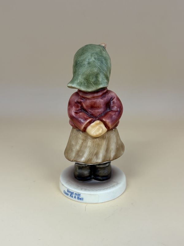 Figurine. German. Hummel. #2181 "Clear as a Bell" TMK 8 (2002-present). 3.75"H