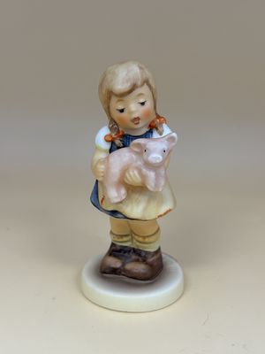 Figurine. Germany. Hummel. #2052 "Pigtails" TMK 7 (1991-2000). 3.5"H