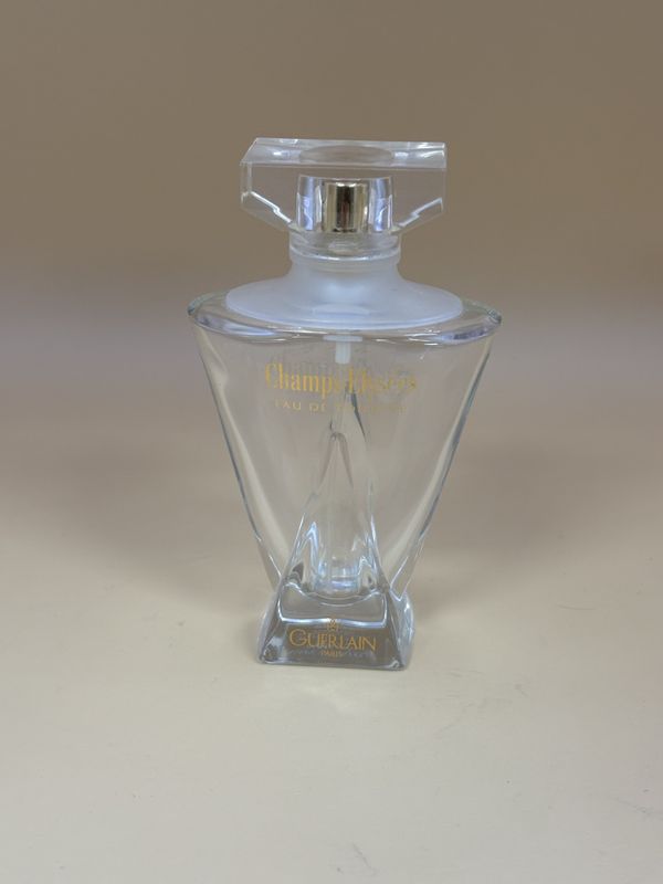 Perfume Bottle. French. Guerlain Paris. &quot;Champs-Elysees Eau De Toilette&quot;4&quot;H
