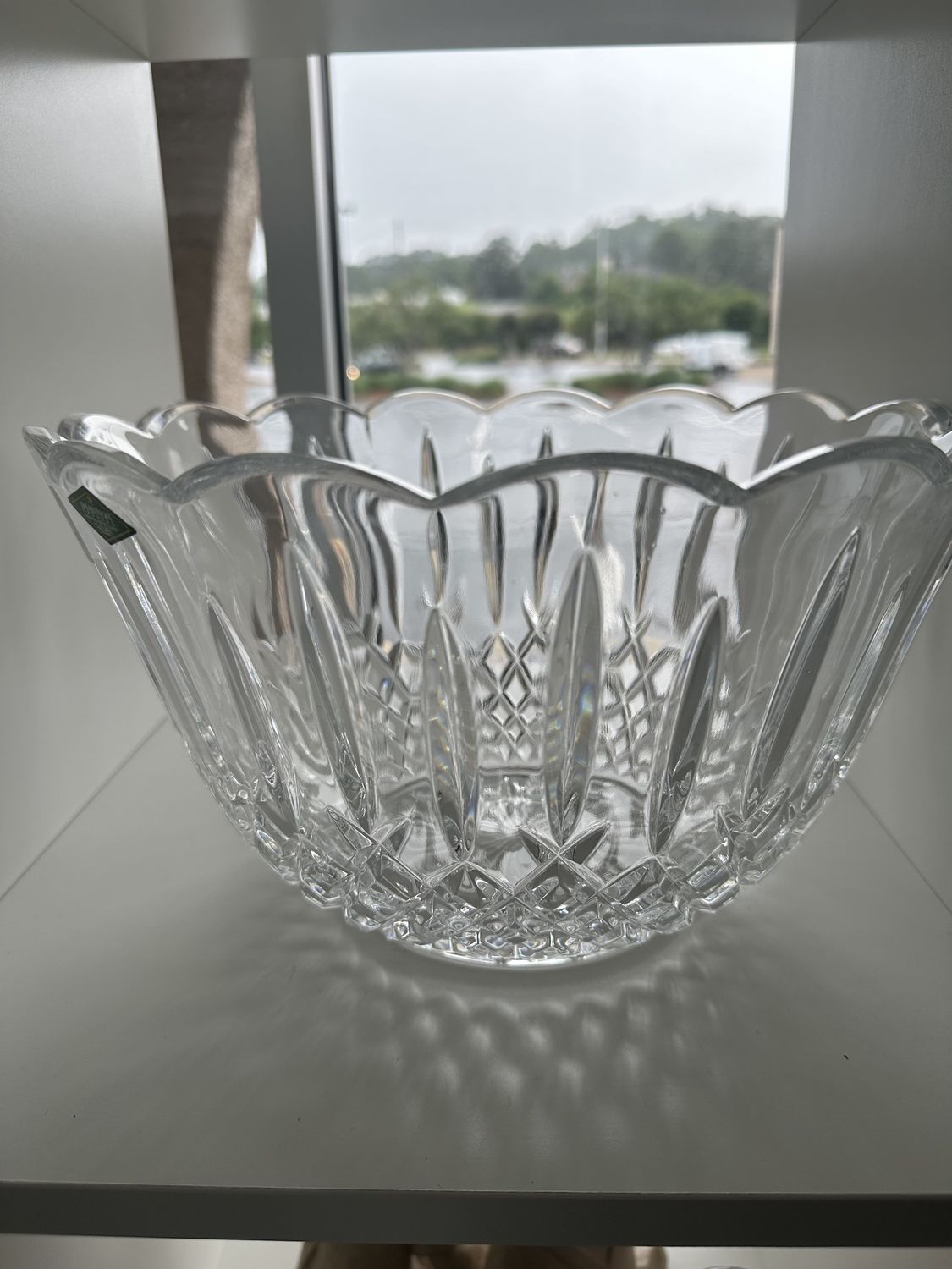 Crystal. Ireland. Shannon Crystal. Punch Bowl. 11.5&quot;W x 6.75&quot;H