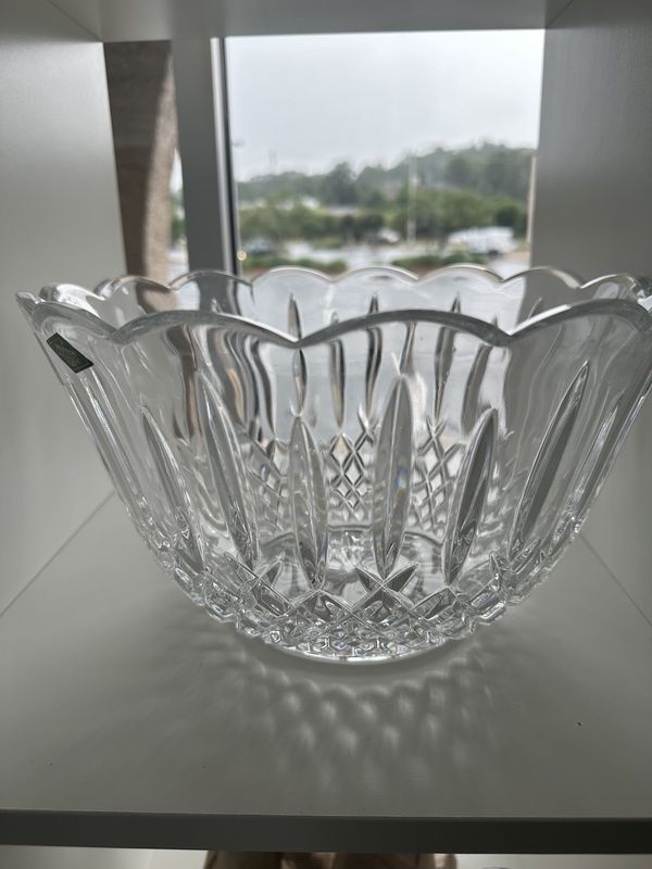 Crystal. Ireland. Shannon Crystal. Punch Bowl. 11.5&quot;W x 6.75&quot;H