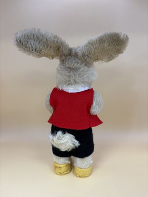 Plush. Germany. Steiff. Rabbit. "Nikili". Standing, Wearing Sailor Outfit. 8''H