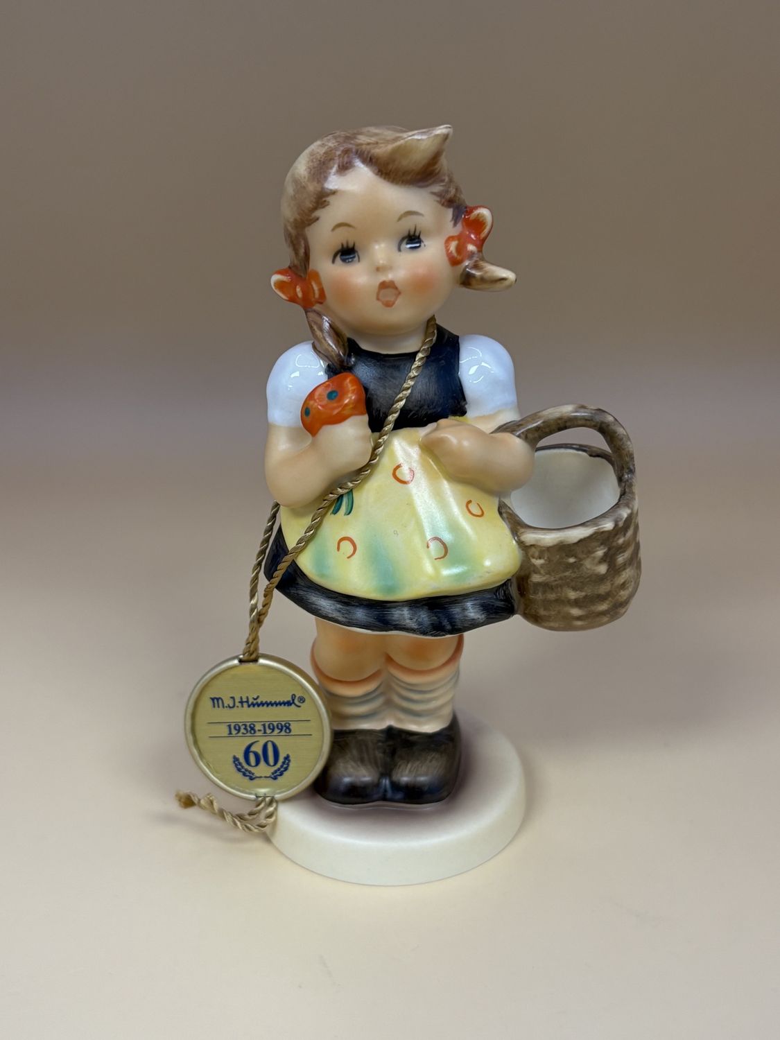 Figurine. German. Hummel. #98 2/0 &quot;Sister&quot; w/Box. TMK 7 (1991-2000). 4.75&quot;H