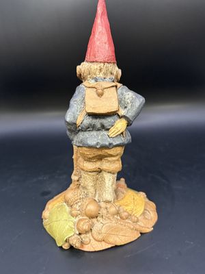 Sculpted Figure. USA. Tom Clark. Arthur. Old Gnome w/ Backpack &amp; Hiking Stick. 1987. 6.5"H