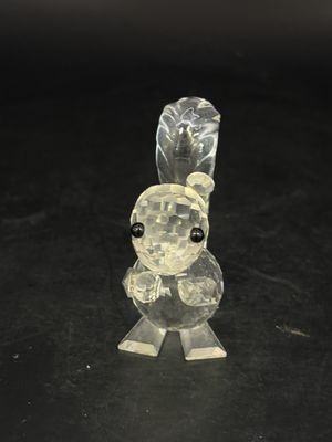 Figurine. Austria. Swarovski. Silver Crystal. Squirrel. 2"H