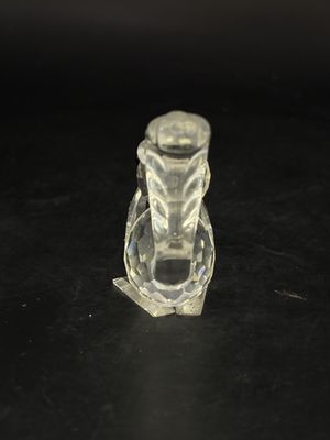 Figurine. Austria. Swarovski. Silver Crystal. Squirrel. 2"H