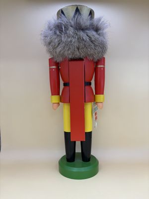 Nutcracker. West Germany. Expertic. Soldier. Red Uniform w/ Yellow Pants. 12"H