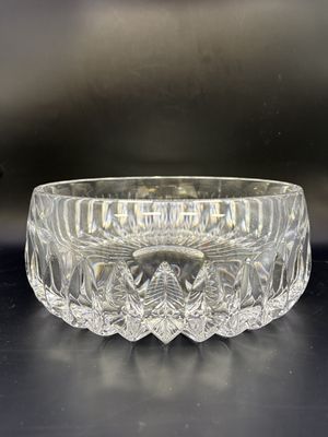 Crystal. England. Gorham . Vertical Cut  Bowl. 7 1/2" W x 3 1/4" H