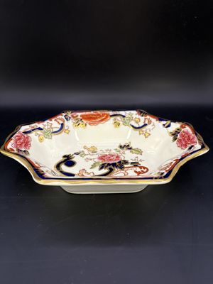 Porcelain. England. Nut Dish. Blue. Masons Mandalay. 7"W