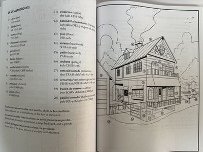 Book. USA. Spanish Picture Dictionary Coloring Book. 2025. 184 pages