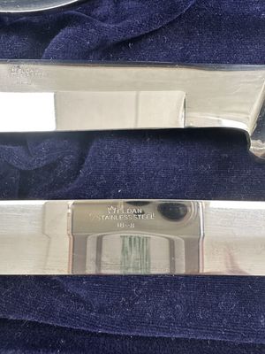 Flatware. Japan. Eldan. 3-Piece Carving Set w/Box