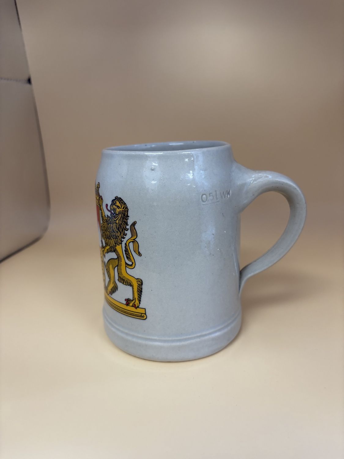 Stein. Germany. Bayern. Displays Wurzburg Coat of Arms. 5.5&quot;H
