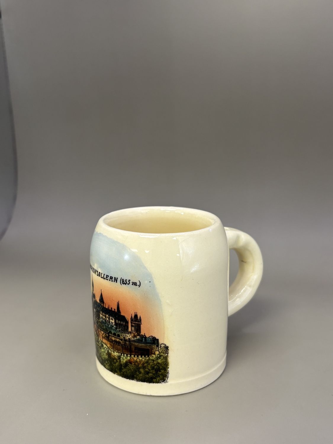 Stein. Germany. Burg Hohenzollern Castle Miniature Mug. 2.75&quot;H