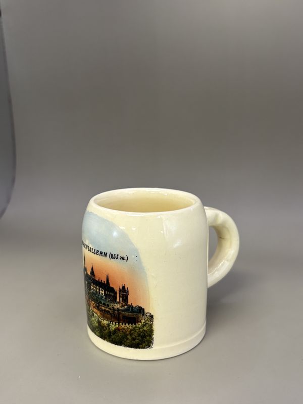 Stein. Germany. Burg Hohenzollern Castle Miniature Mug. 2.75&quot;H