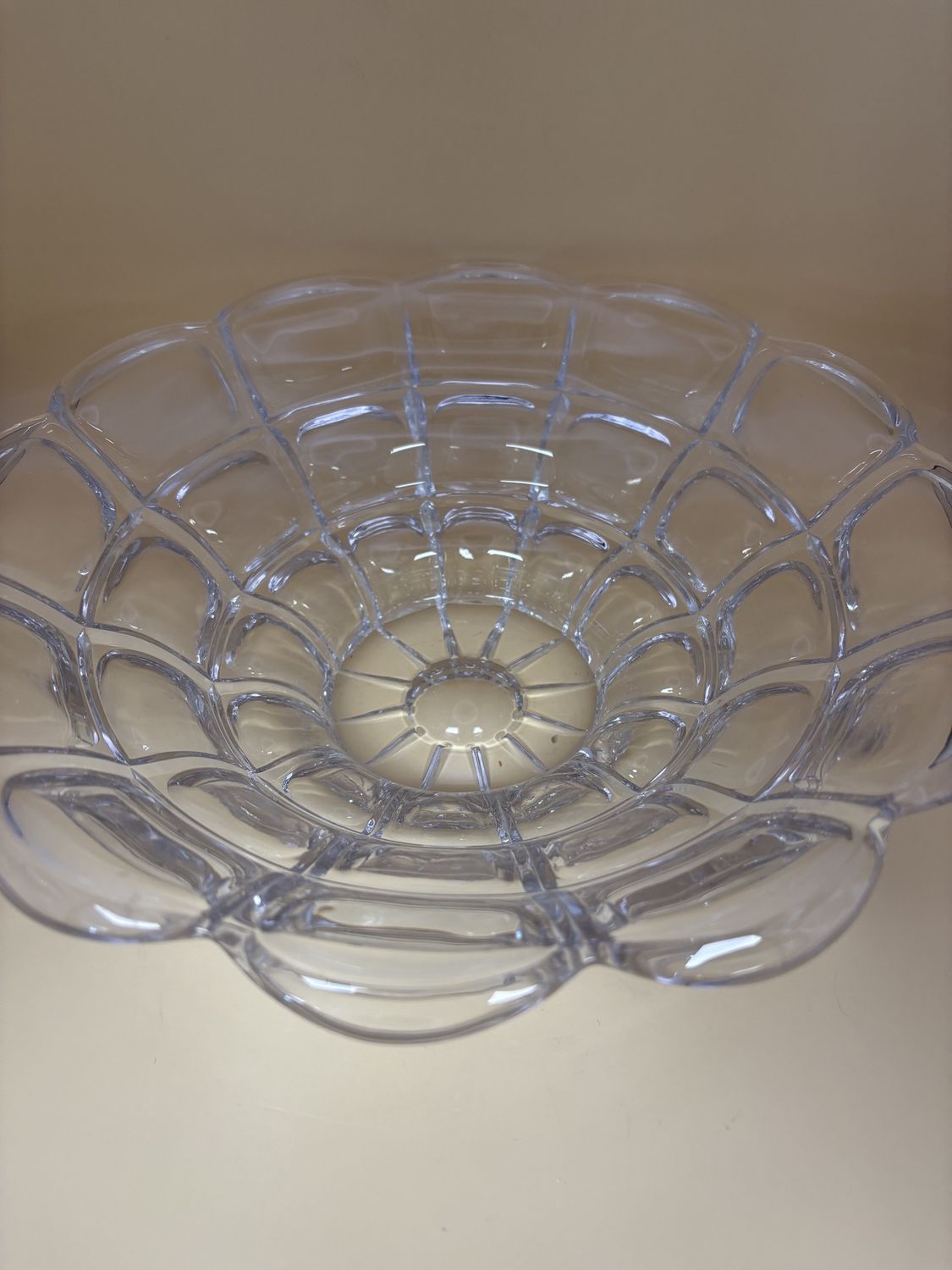 Glass. USA. Indiana Glass. Constellation Centerpiece Bowl. 10.25&quot;H