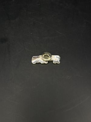 Jewelry. Brooch. Vintage Turquoise &amp; Silver Truck. 1989. 1.25"W