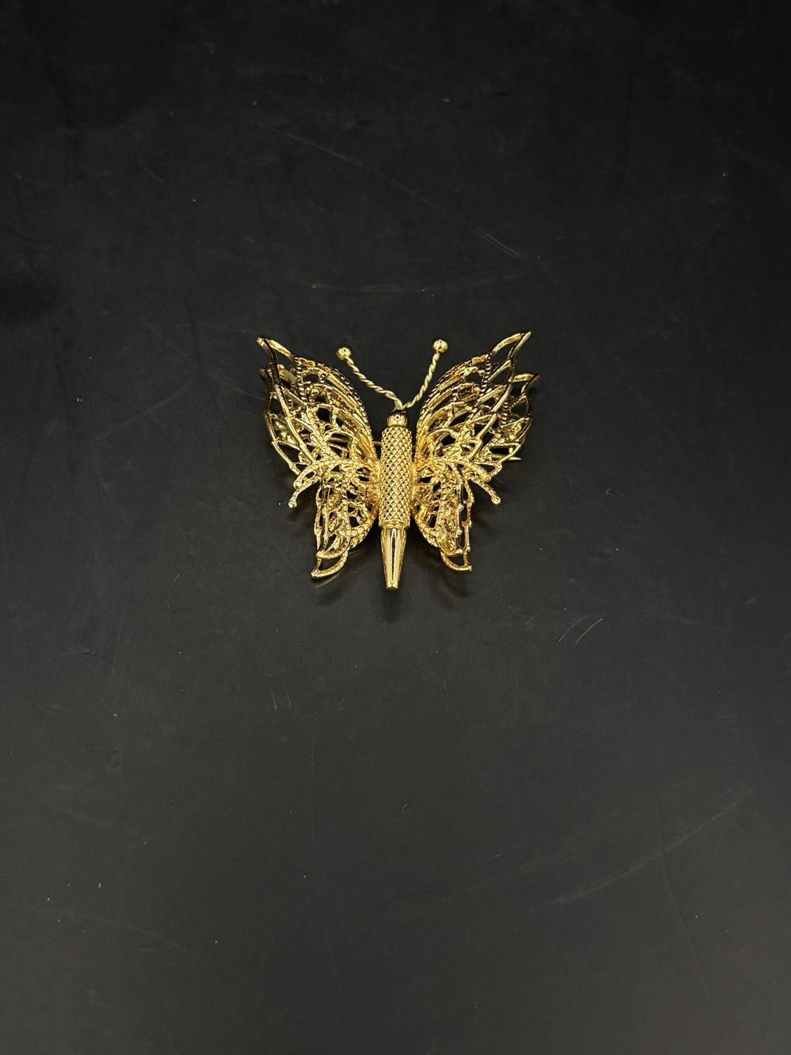Jewelry. Pin. Monet. Gold Butterfly. 1.5&quot;H