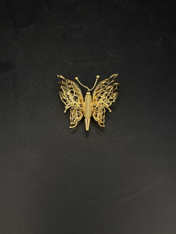 Jewelry. Pin. Monet. Gold Butterfly. 1.5&quot;H