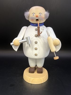 Smoker. Germany. Seiffener Volkskunst. Dentist [NEW]. 7"H