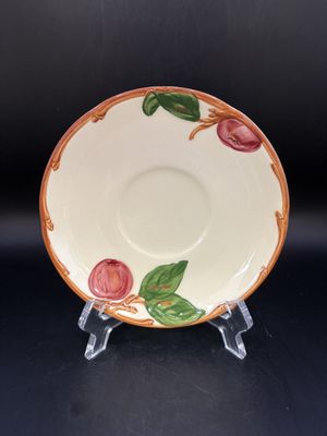 Ceramic. USA. Franciscan. Apple Pattern. Plate (Teacup). 1953-1958. 6"W