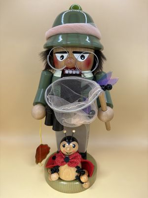 Nutcracker. Germany. Steinbach. Chubby Entomologe. With Original Box. 11.5"H