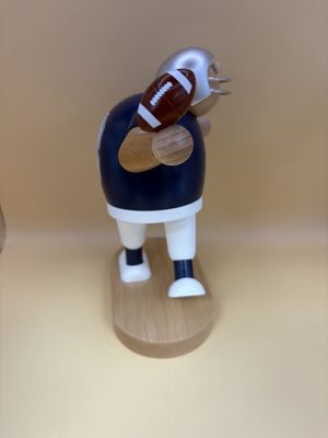 Smoker. Germany. Kwo. Football Player in Blue Jersey #8 [NEW]. 8"H